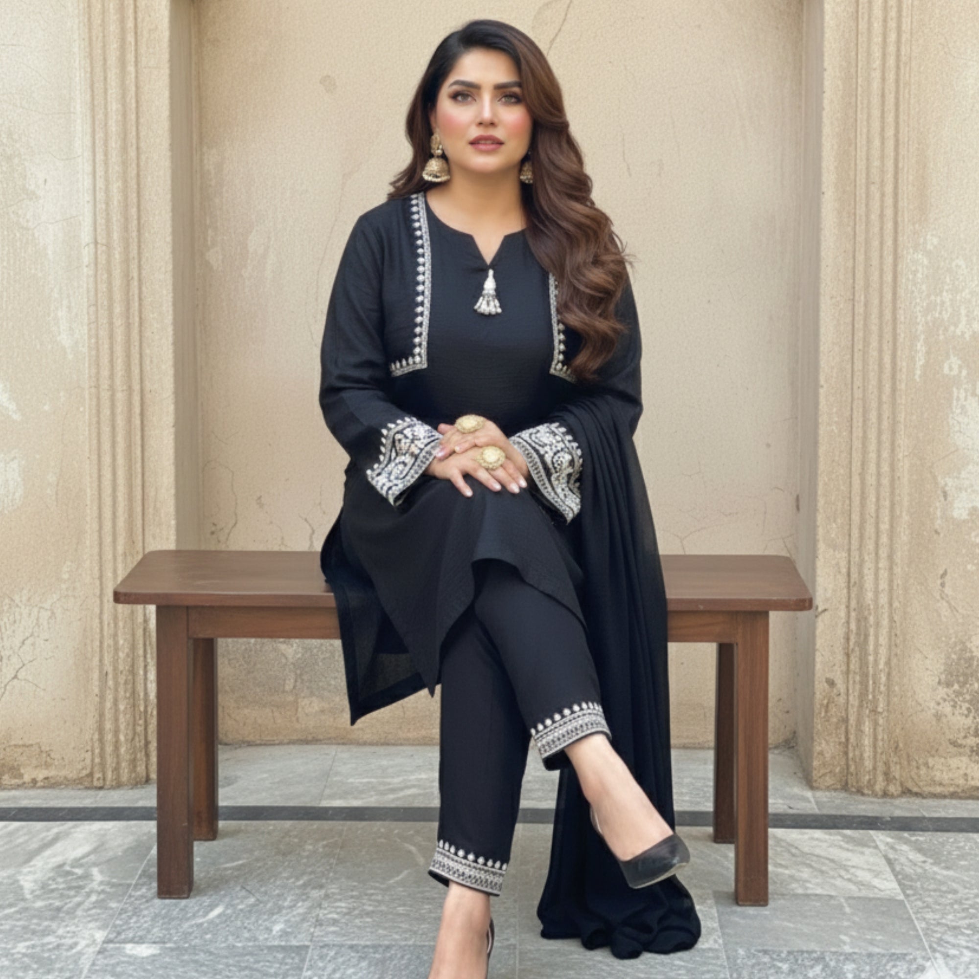 Dastkari 2pcs Embroidery Dress