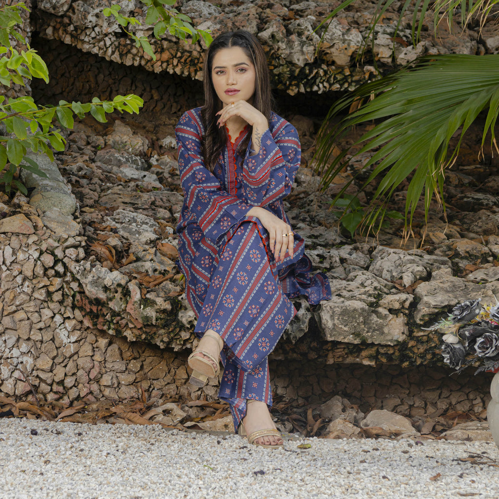 Cultural Grace Two-Piece Suit Stitched