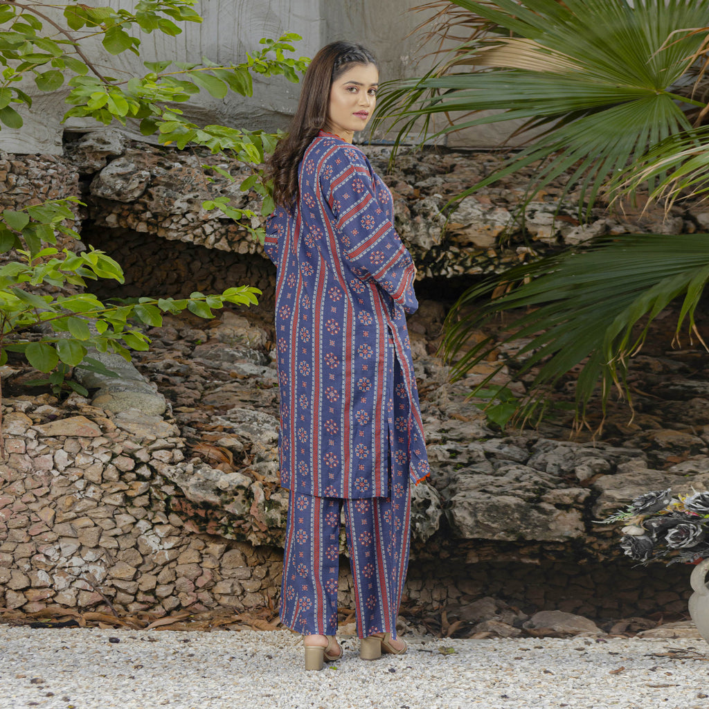 Cultural Grace Two-Piece Suit Stitched