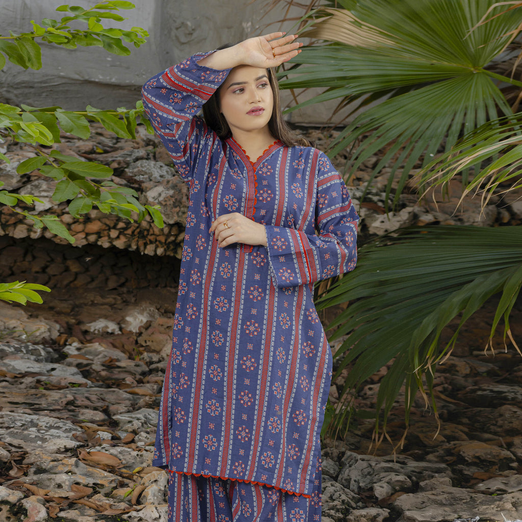 Cultural Grace Two-Piece Suit Stitched