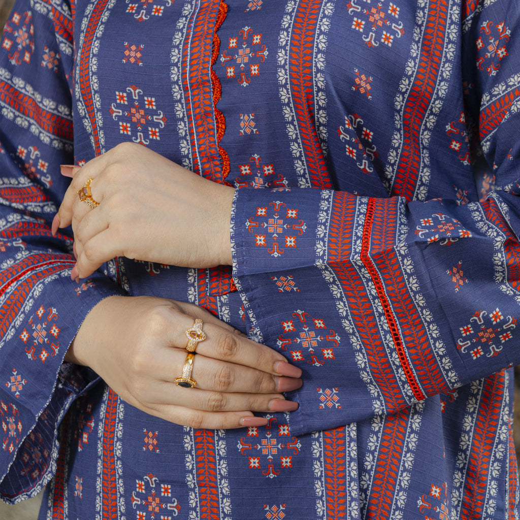 Cultural Grace Two-Piece Suit Stitched