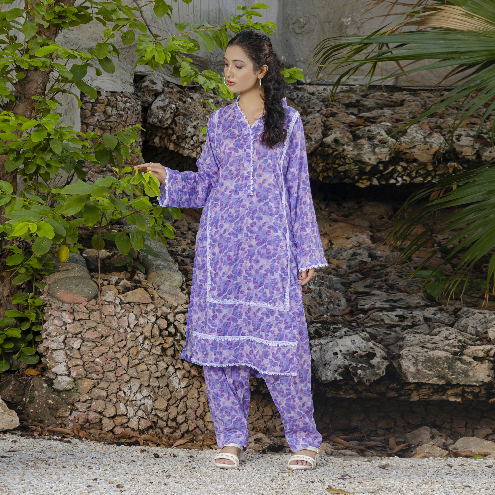 Lavender Breeze 2-Piece Set Stitched