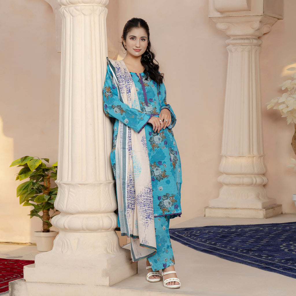 Elegance by the Pillar 3-Piece Suit Stitched