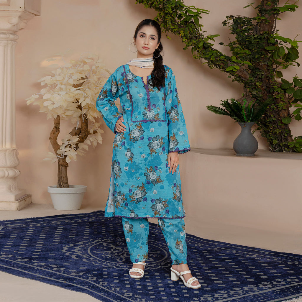 Elegance by the Pillar 3-Piece Suit Stitched