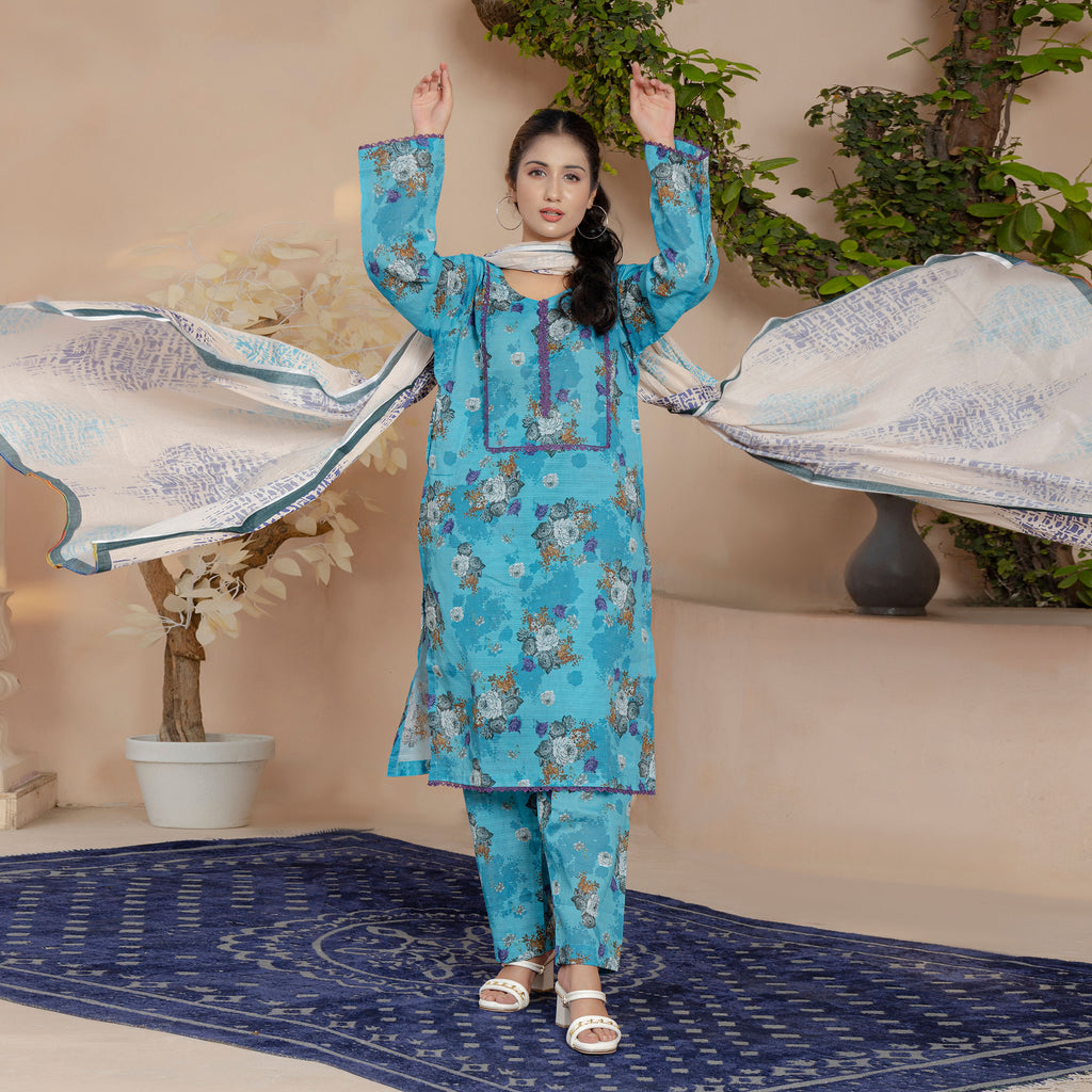 Elegance by the Pillar 3-Piece Suit Stitched
