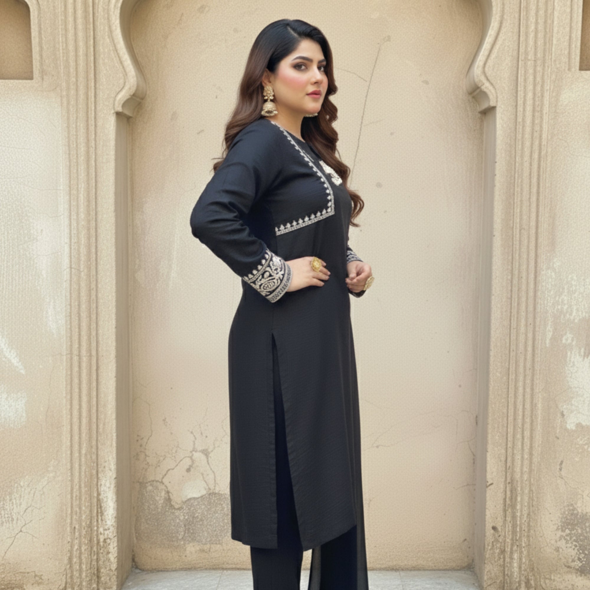 Dastkari 2pcs Embroidery Dress